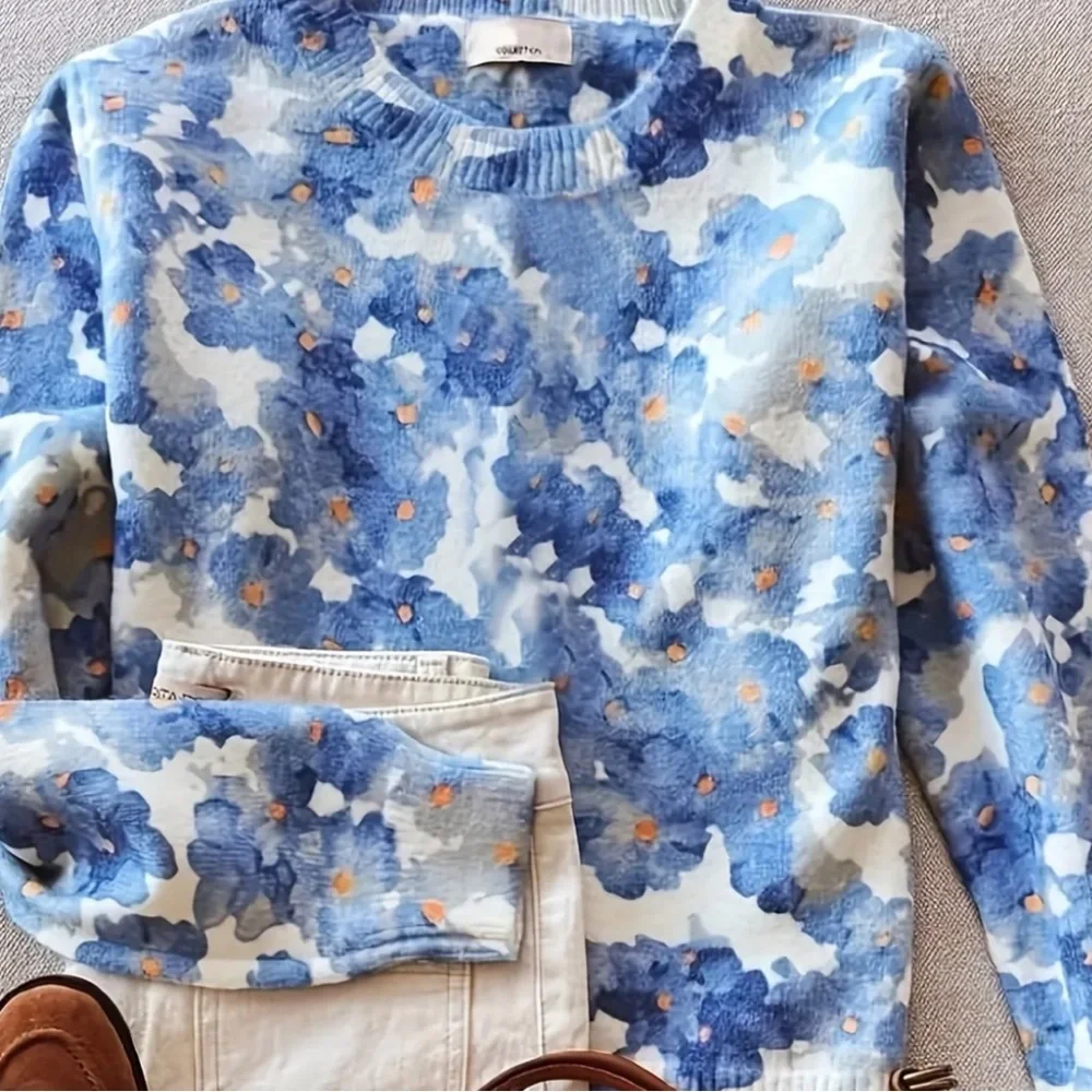The Capri Floral Sweater